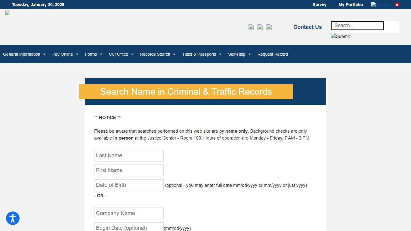 Search Name in Criminal & Traffic Records – Hamilton County Clerk of Courts