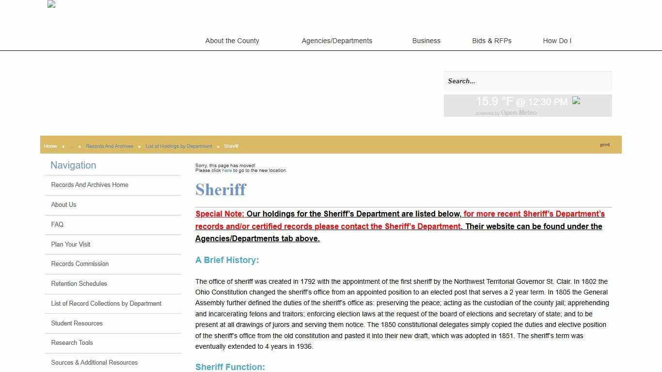 Licking County - Sheriff